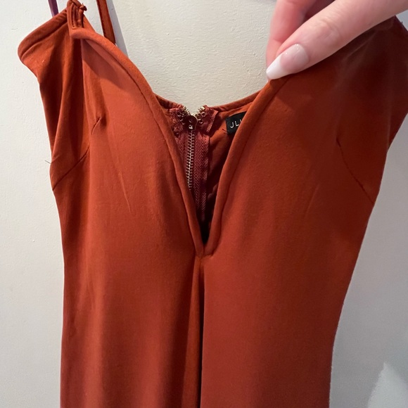 JLUXLABEL Spicy Orange plunge Neckline - Picture 7 of 8